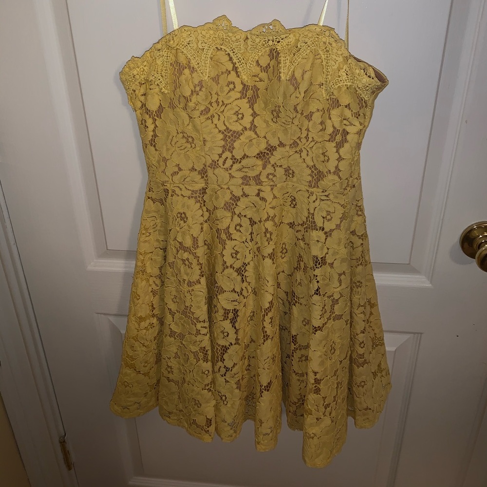 Yellow floral Dress
